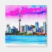 Toronto Skyline Artistic Magnet (Vorne)