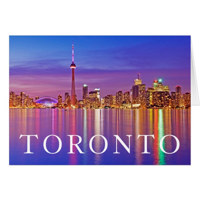 Toronto Skyline bei Dusk (Vorderseite (Horizontal))
