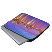 Toronto Skyline bei Dusk Laptopschutzhülle (Vorne Knopf)