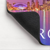 Toronto Skyline bei Dusk Mousepad (Ecke)