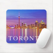 Toronto Skyline bei Dusk Mousepad (Mit Mouse)