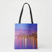 Toronto Skyline bei Dusk Tasche (Vorderseite)