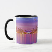 Toronto Skyline bei Dusk Tasse (Links)