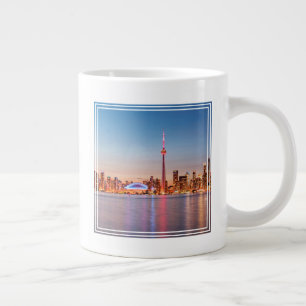 Toronto-Skyline bei Sonnenuntergang Jumbo-Tasse