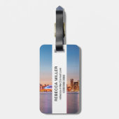 Toronto Skyline bei Sunset Gepäckanhänger (Rückseite vertikal)