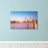 Toronto Skyline bei Sunset Leinwanddruck (Insitu (Holzboden))