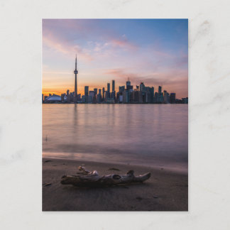 Toronto Skyline bei Sunset Postkarte