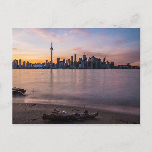 Toronto Skyline bei Sunset Postkarte (Vorderseite)