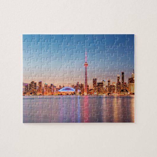 Toronto Skyline bei Sunset Puzzle (Horizontal)