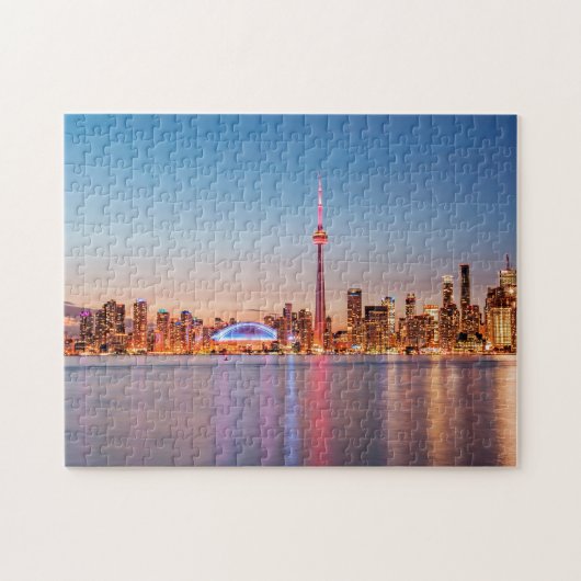Toronto Skyline bei Sunset Puzzle (Horizontal)