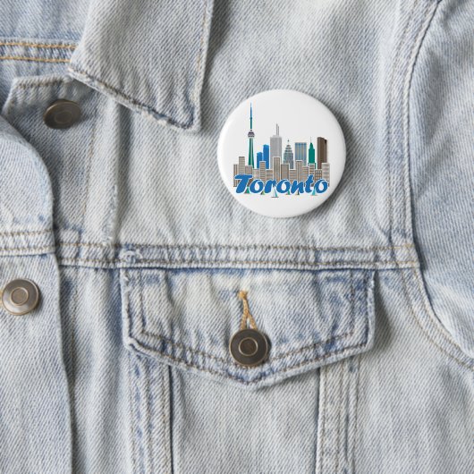 Toronto-Skyline Button (Beispiel)