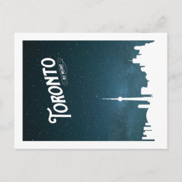 Toronto Skyline by night - POSTCARD Postkarte