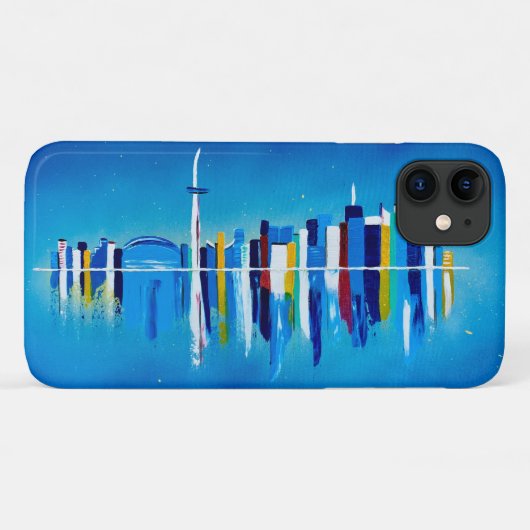 Toronto Skyline Case-Mate iPhone Hülle (Rückseite (Horizontal))