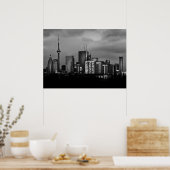 Toronto Skyline From The Pape Ave Bridge No 3 Poster (Küche)
