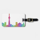 Toronto-Skyline Gepäckanhänger (Vorderseite horizontal)