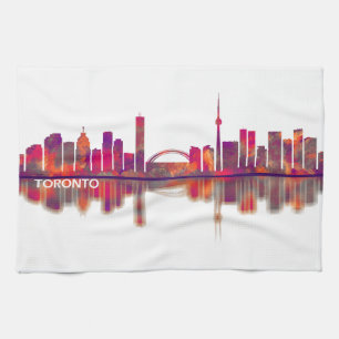 Toronto Skyline Geschirrtuch