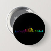 Toronto Skyline Gradient Button (Vorne & Hinten)