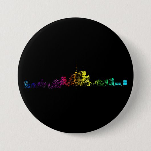 Toronto Skyline Gradient Button (Vorderseite)