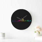 Toronto Skyline Gradient Große Wanduhr (Zuhause)