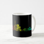 Toronto Skyline Gradient Kaffeetasse (VorderseiteRechts)