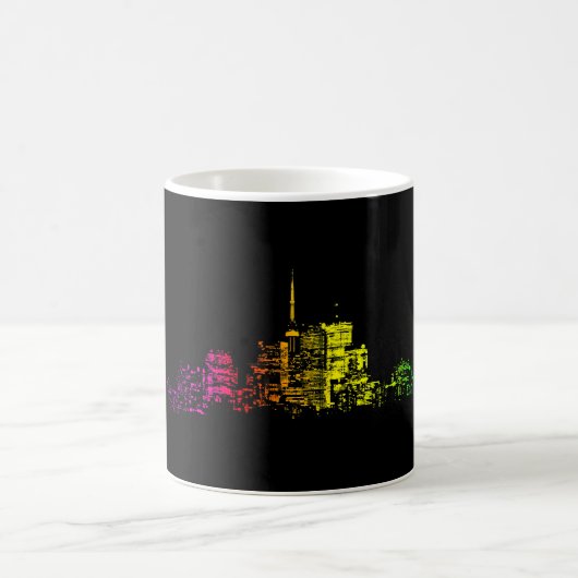 Toronto Skyline Gradient Kaffeetasse (Mittel)