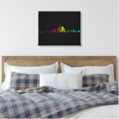 Toronto Skyline Gradient Leinwanddruck (Insitu (Schlafzimmer))
