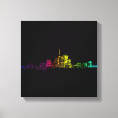 Toronto Skyline Gradient Leinwanddruck (Vorderseite)