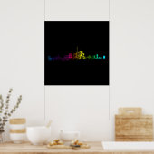 Toronto Skyline Gradient Poster (Küche)