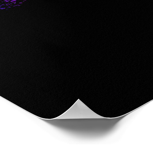 Toronto Skyline Gradient Poster (Ecke)