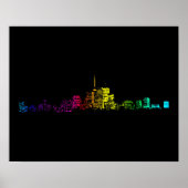 Toronto Skyline Gradient Poster (Vorne)
