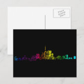 Toronto Skyline Gradient Postkarte (Vorne/Hinten)