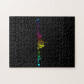 Toronto Skyline Gradient Puzzle (Horizontal)