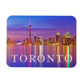 Toronto Skyline in Dusk Magnet (Horizontal)