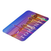 Toronto Skyline in Dusk Magnet (Linke Seite)