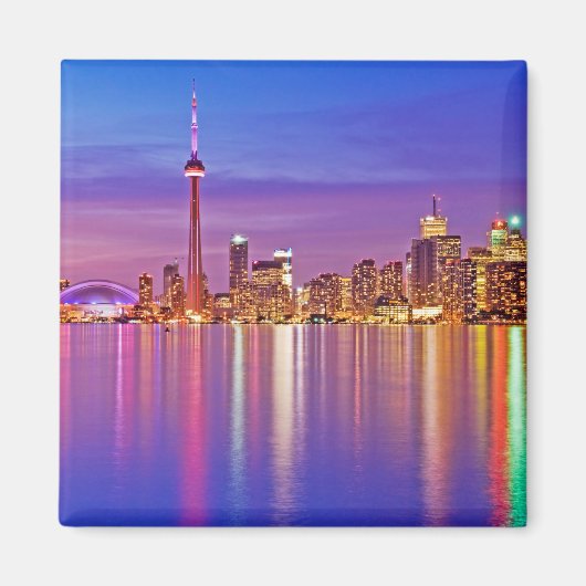 Toronto Skyline in Dusk Magnet (Vorne)
