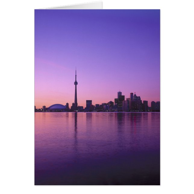 Toronto Skyline in night, Ontario, Kanada (Vorne)
