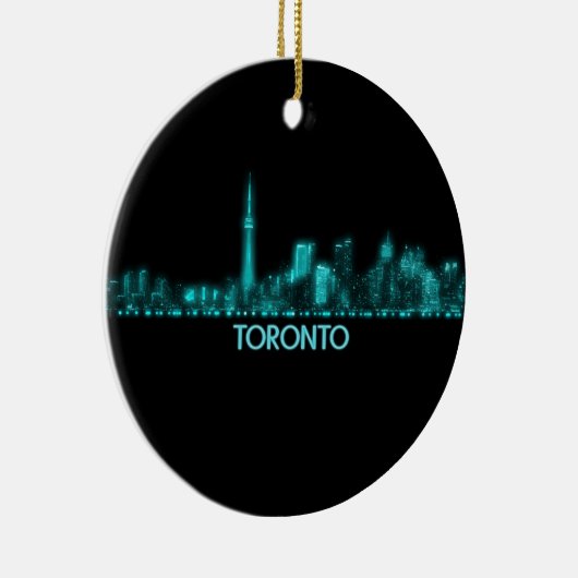 Toronto Skyline Keramik Ornament (Rechts)