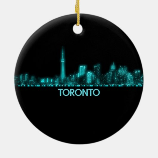 Toronto Skyline Keramik Ornament (Hinten)