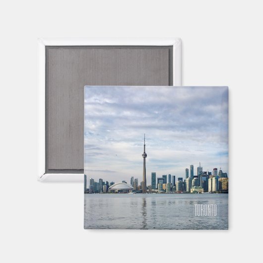 Toronto Skyline Magnet (Vorderseite/Rückseite)