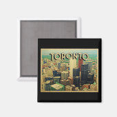 Toronto Skyline Magnet (Vorderseite/Rückseite)