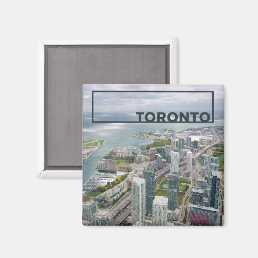 Toronto Skyline Magnet (Vorderseite/Rückseite)