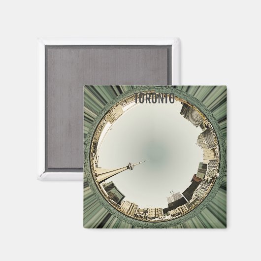Toronto-Skyline-Magnet Magnet (Vorderseite/Rückseite)