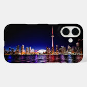 Toronto Skyline nach Sunset Case-Mate iPhone Hülle (Rückseite (Horizontal))