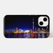 Toronto Skyline nach Sunset iPhone Hülle (Rückseite (Horizontal))