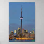 Toronto Skyline nachts Poster (Vorne)