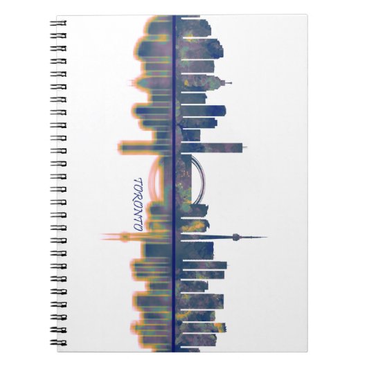 Toronto Skyline Notizblock (Vorderseite)