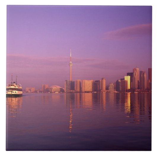 Toronto Skyline, Ontario, Kanada Fliese (Vorderseite)