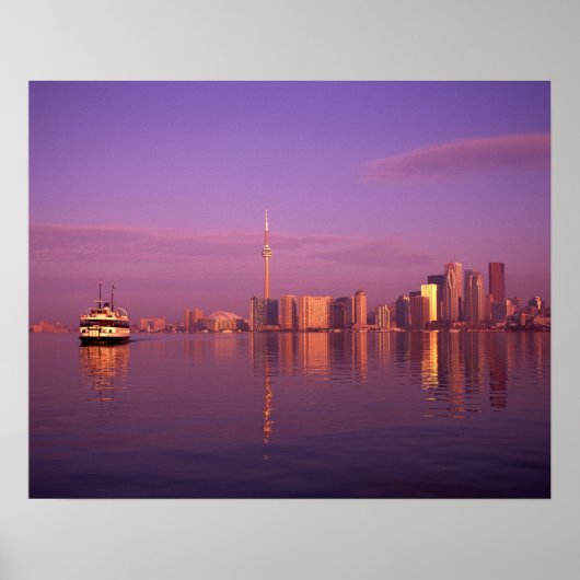 Toronto Skyline, Ontario, Kanada Poster (Vorne)
