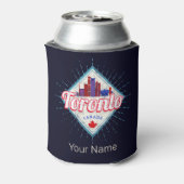Toronto Skyline Ontario Retro Kanada Vintag Dosenkühler (Kanne Rückseite)