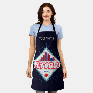 Toronto Skyline Ontario Retro Kanada Vintag Schürze
